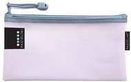 Karton P+P Mesh envelope with zipper DL - PASTELINI pink - Document Folder