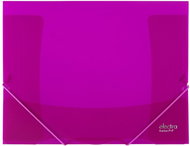 Karton P+P ELECTRA pink folding folder with rubber - Document Folder