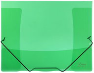 Karton P+P Lines green - Folders with rubber - Document Folder