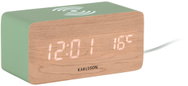 Karlsson LED budík-hodiny 5933GR s nabíječkou smartphonů 15cm - Alarm Clock