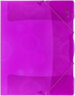Karton P+P Folding map 3-fold with PP rubber Neo Colori pink - Document Folder