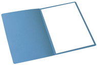 Hit Office Folding folder 250 A4 without flaps light blue - Document Folder