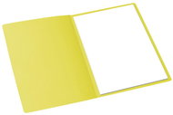 Hit Office Folding folder 250 A4 without flaps yellow - Document Folder