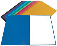 Hit Office Folding folder 250 A4 without flaps dark blue - Document Folder