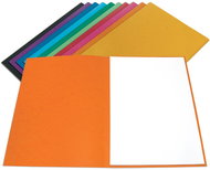 Hit Office Folding folder 250 A4 without flaps orange - Document Folder