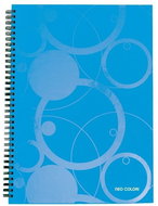Karton P+P Ring binder A5 70 l. line PP Neo Colori blue - Notepad