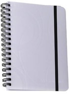 Karton P+P Ring binder A6 line 70 l. PP Black and White white - Notepad