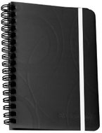 Karton P+P Ring binder A6 line 70 l. PP Black and White black - Notepad