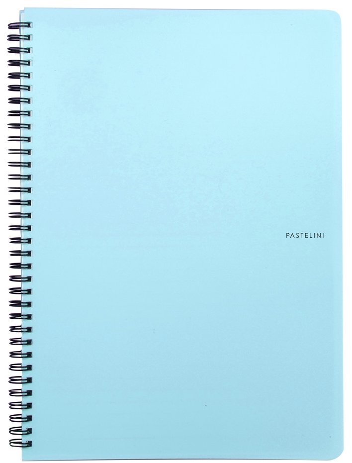 Karton P+P Pastelini Twin wire A4 PP kék
