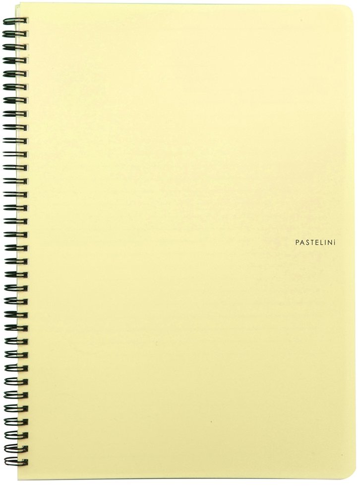Karton P+P Pastelini Twin wire A4 PP, sárga