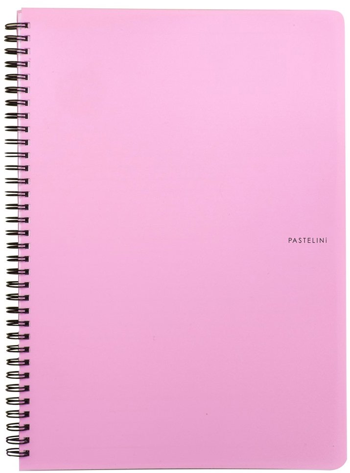 KARTON P+P Pastelini Pastelini Twin wire A5 PP rózsaszín