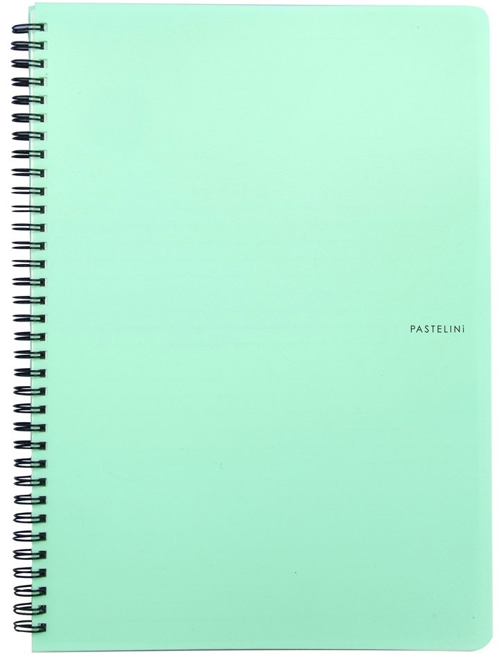 Karton P+P Pastelini Twin wire A5 PP, zöld
