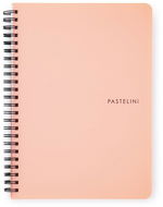 KARTON P+P Pastelini Twin wire A5 PP meruňkový - Zápisník