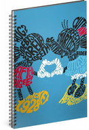 Notique Spiral notebook Mickey - Kiss, lined, A4 - Notepad
