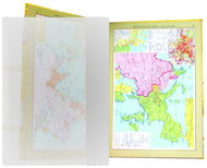 KARTON P+P na atlas světa, čirý, PVC, 330 × 504 mm (1 ks) - Notebook Cover