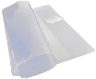 P+P universal cardboard, with self-adhesive strip, clear, PP, 262 × 500 mm - pack of 10 - Notebook Cover