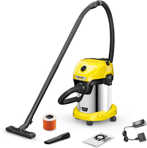 KÄRCHER WD 3-18 S Battery Set (5Ah) száraz-nedves porszívó - Ipari porszívó - Fő fotó