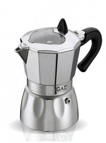GAT Valentina 3 cups black - Moka Pot - Main image