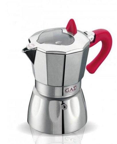 GAT Valentina 6 cups, pink - Moka Pot - Main image