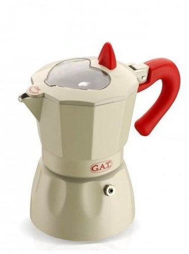 GAT Rossana 6 cups white - Moka Pot - Main image