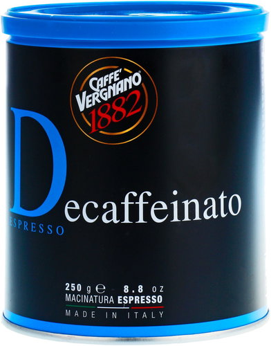 Vergnano Decaffeinato, ground, 250g - Coffee - Main image