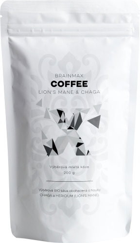 BrainMax Coffee Lion's Mane & Chaga, coffee with mushrooms, BIO, 200 g - Coffee - Main image