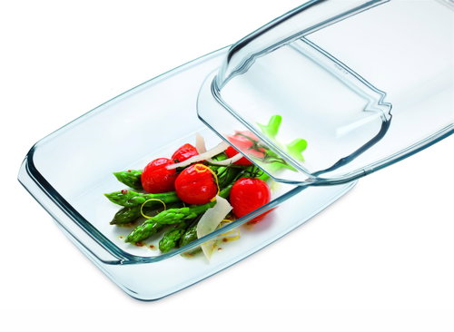 KAVALIERGLASS Square Baking Pan 3.2l + Lid 2.2l - Roasting Pan - Main image