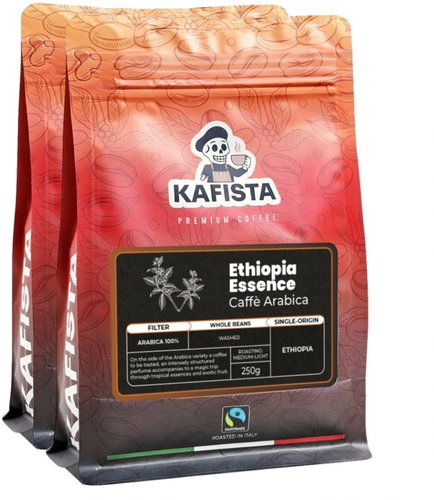 Kafista "Ethiopia Essence" - Coffee beans, 100% Arabica Single Origin Coffee 2 × 250 g - Coffee - Main image