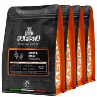 Kafista Výběrová káva "Costa Rica paradise" - 100% Arabica - Zrnková Káva 4 × 250 g - Káva