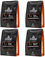 Kafista balíček 4 × 250 g – Single origin kávy praženej v Taliansku, zrnková káva Fiartrade - Káva