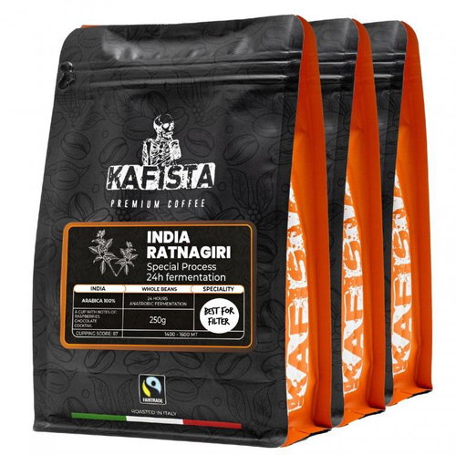 India Ratnagiri filter coffee, 100% Arabica, beans, 3 × 250 g - Coffee - Main image