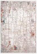 Kusový koberec Akropolis 125 Šedá / Lososová růžová 80 x 150 cm - Koberec