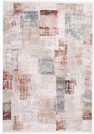 Kusový koberec Akropolis 425 Šedá / Lososová růžová 80 x 150 cm - Koberec