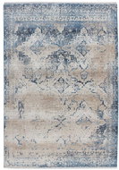 Kusový koberec Antigua 500 krémová / modrá 80 x 150 cm - Koberec