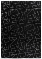 Kusový koberec Bijou 125 Černá / Stříbrná 160 x 230 cm - Koberec