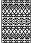 Kusový koberec Esperanto 725 černá / bílá - Koberec
