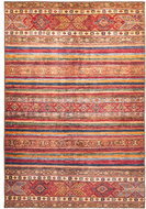 Kusový koberec Faye 725 Multi / Červená 110 x 180 cm - Koberec
