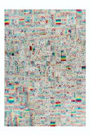 Kusový koberec Rocket 310 slonová kost / Multi 120 x 170 cm - Koberec