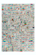 Kusový koberec Rocket 310 slonová kost / Multi 160 x 230 cm - Koberec