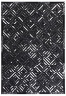 Kusový koberec Spark 410 černá / stříbrná 80 x 150 cm - Koberec