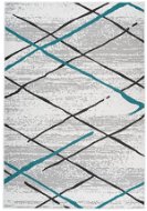 Kusový koberec Vancouver 110 biely/sivý/tyrkys - Koberec