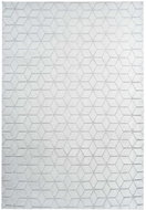 Kusový koberec Vivica 125 Bílá / Šedomodrá 80 x 150 cm - Koberec
