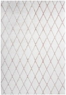Kusový koberec Vivica 225 Bílá / Rosé 80 x 250 cm - Koberec