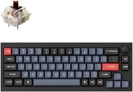 Keychron Q2 65% Layout QMK Gateron G PRO Hot-Swappable Brown Switch - US, schwarz - Gaming-Tastatur