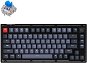 Keychron V1 Knob Hot-Swappable Blue Switch -Frosted Black - US - Gaming Keyboard