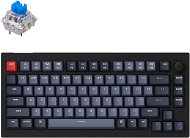 Keychron V1 Knob Hot-Swappable Blue Switch - Black - US - Gaming-Tastatur