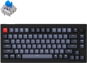 Keychron V1 Knob Hot-Swappable Blue Switch - Black - US - Gamer billentyűzet