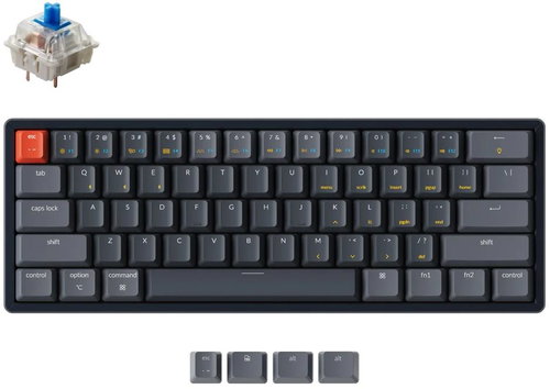 Keychron K12 Hot-Swappable Blue Switch - US - Gaming Keyboard - Main image