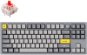 Keychron Q3 Knob Hot-Swappable Red Switch - Silver Grey - US - Gaming Keyboard