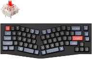 Keychron QMK Q8 65% Ergonomic Gateron G Pro Hot-Swappable Red Switch Mechanical, Black - US - Gaming-Tastatur